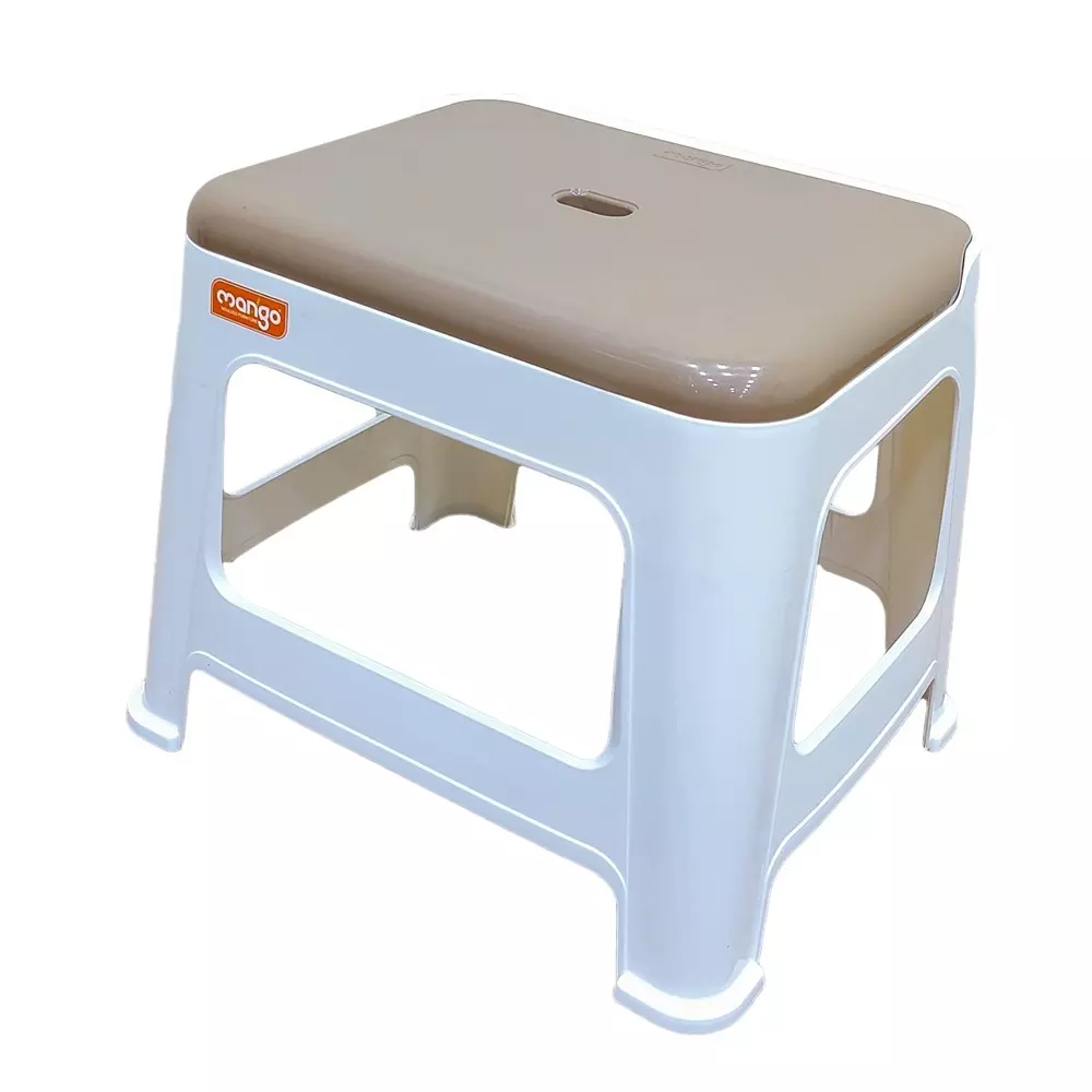 Mango ROCKY Plastic Stool 381x304.8x355.6 mm White