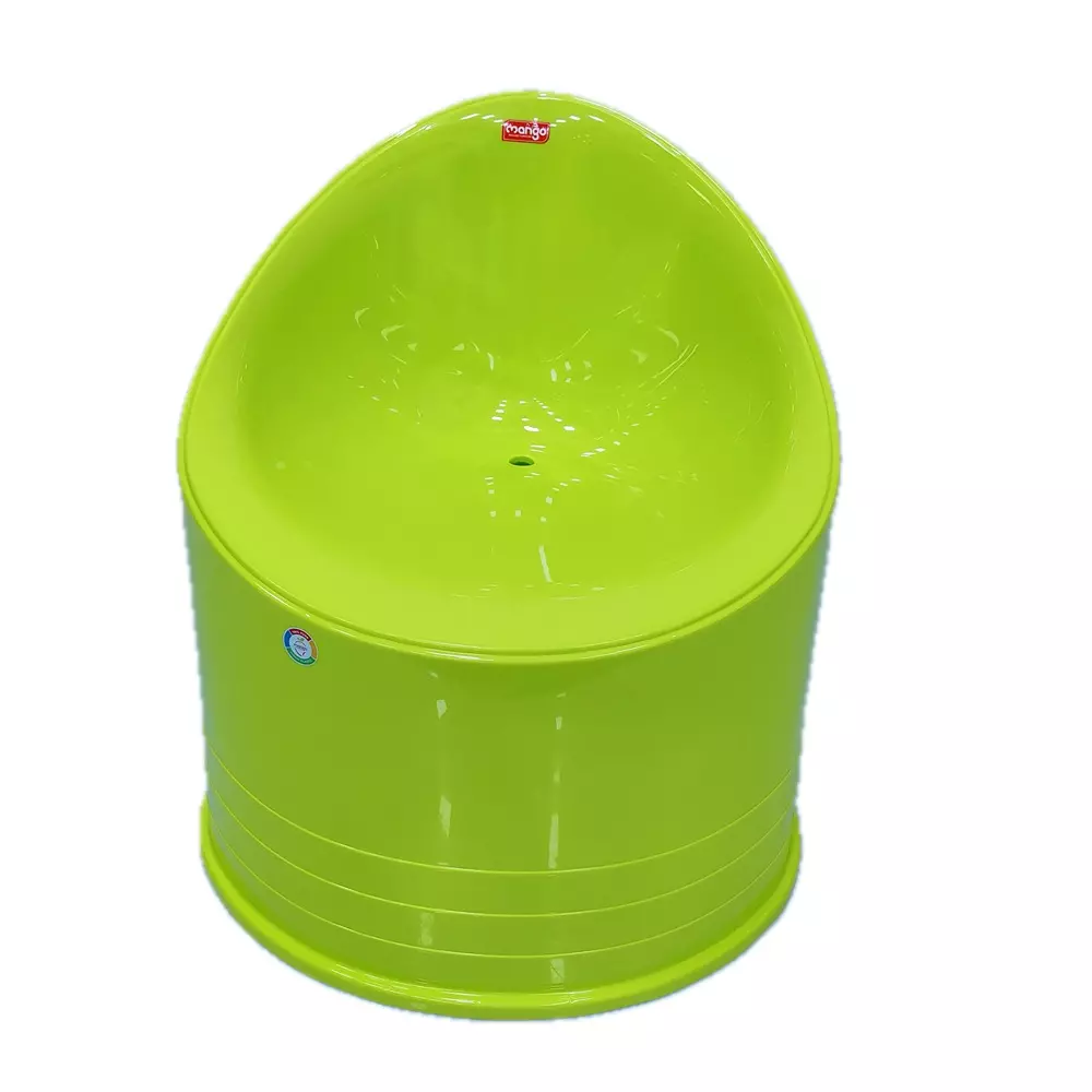 Mango LIPSTICK Plastic Stool 660.4x660.4x711.2 mm Citrus Green Round Shape