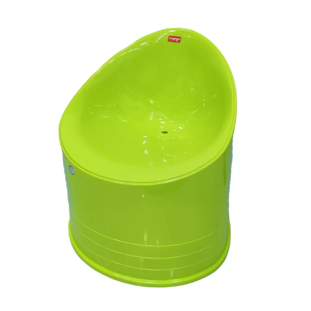 Mango LIPSTICK Plastic Stool 660.4x660.4x711.2 mm Citrus Green Round Shape