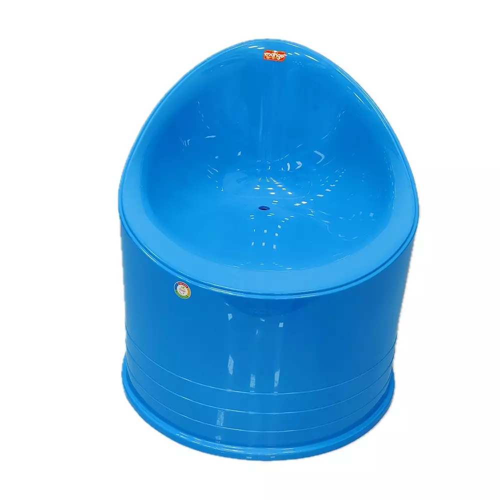 Mango LIPSTICK Plastic Stool 660.4x660.4x711.2 mm New Blue Round Shape