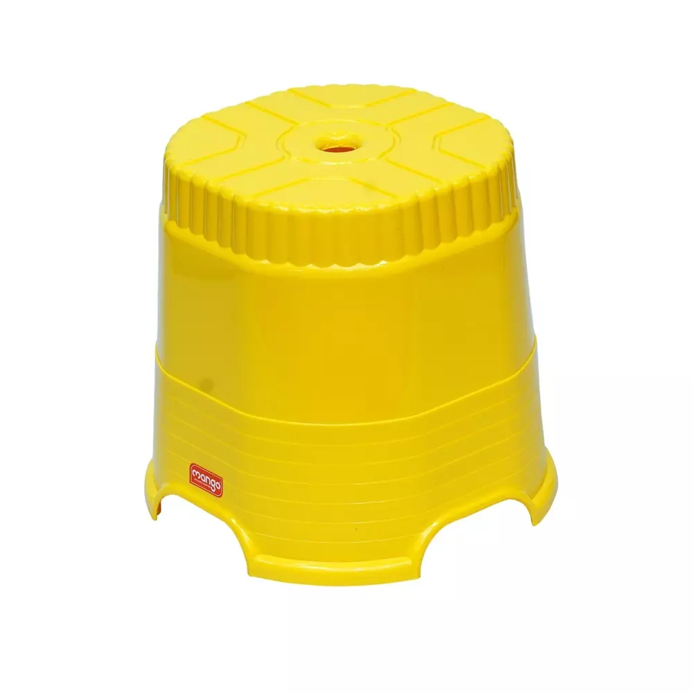 Mango CUBE 14 Plastic Stool 304.8x381x355.6 mm Mango Yellow