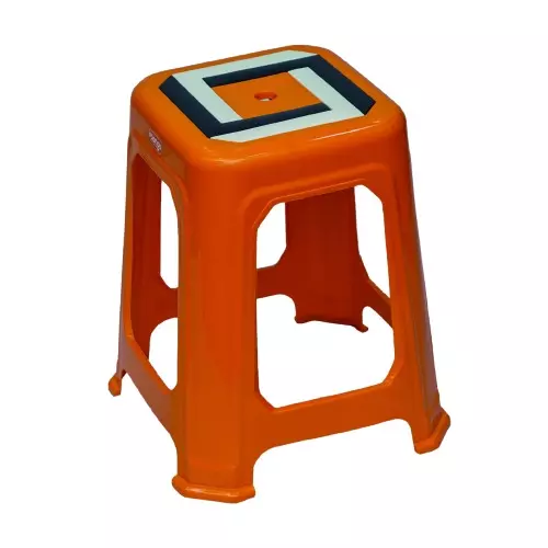 Mango INSTA Plastic Stool 304.8x381x482.6 mm Mango Orange