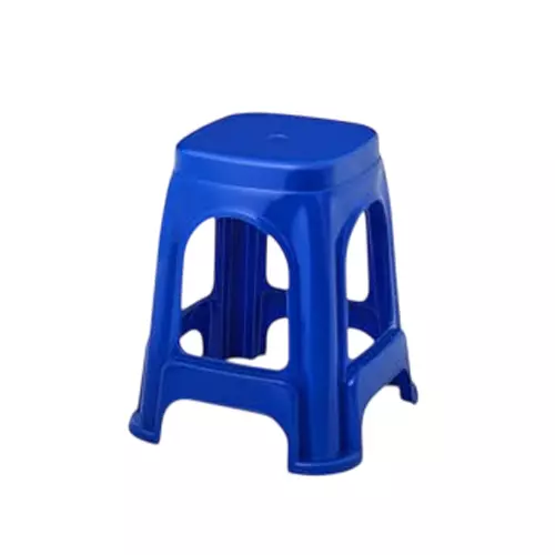Maharaja Stackable Stool With Modern Design Blue Polypropylene for Home, School, Garden & Office, Jupiter_Blue-PK2 (Pack of 2 Pcs)