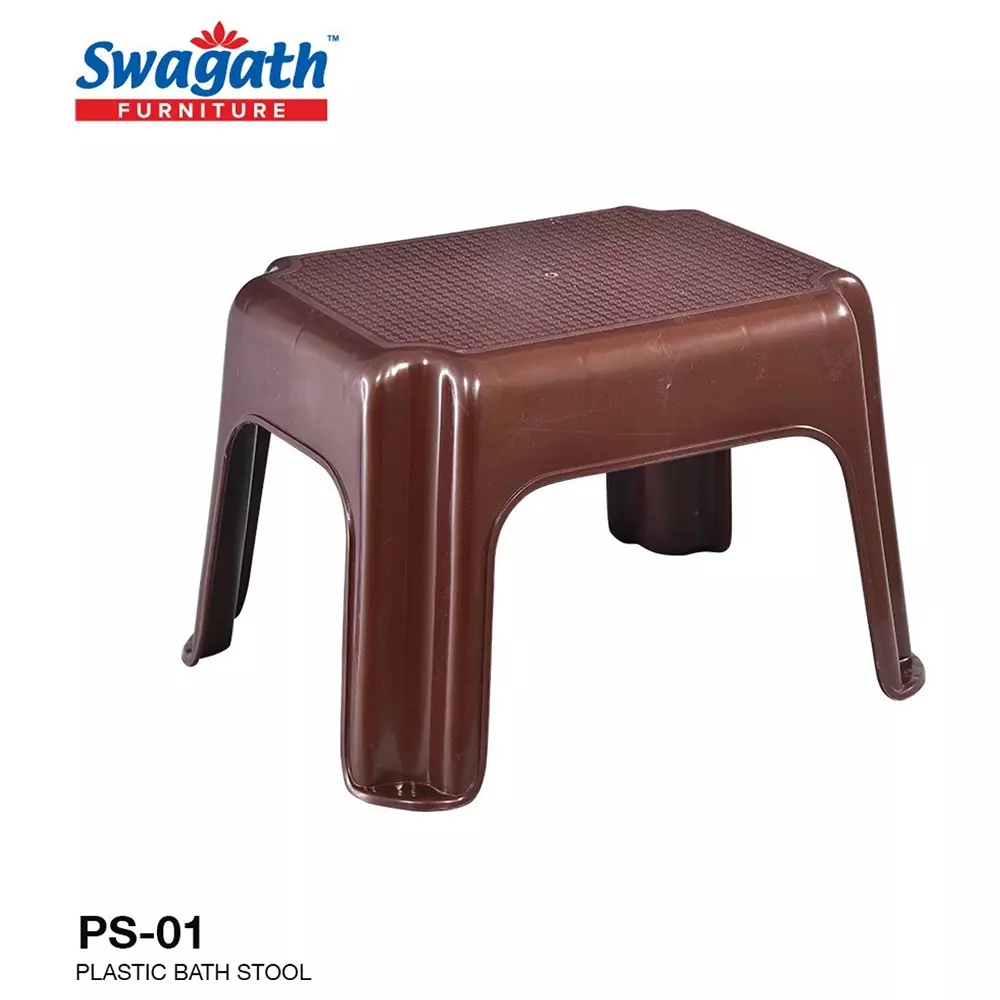 swagath-plastic-stool-brown-color-for-bathroom-ps-01-series-pack-of-2-pcs