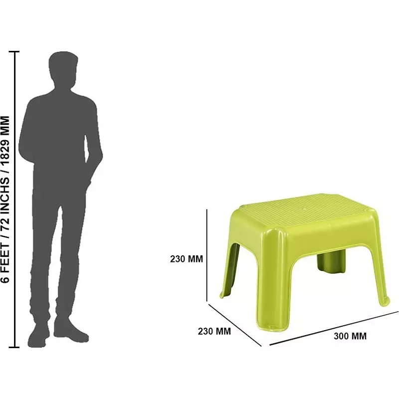 swagath-plastic-stool-green-color-for-bathroom-ps-01-series-pack-of-2-pcs