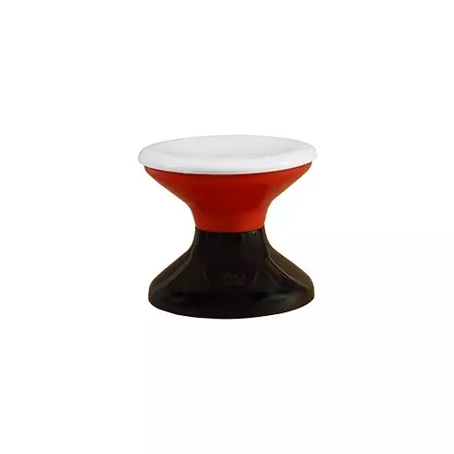 Italica Multi-Purpose Plastic Stool 10 inch (254 mm) Red & Black Color, 9999S