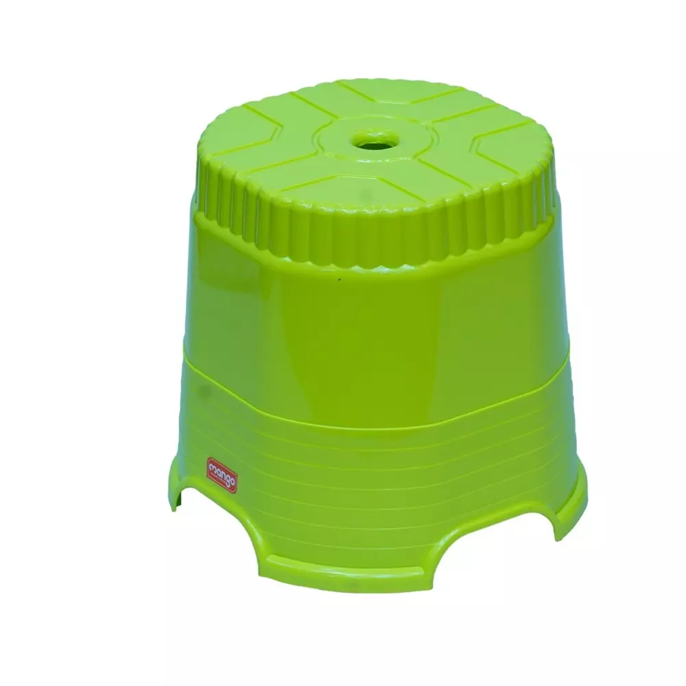 Mango CUBE 14 Plastic Stool 304.8x381x355.6 mm Citrus Green