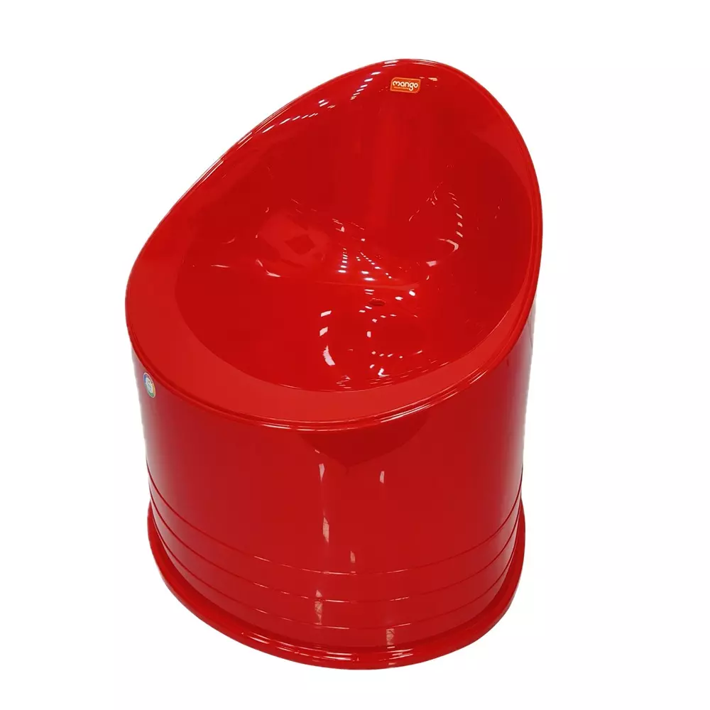 Mango LIPSTICK Plastic Stool 660.4x660.4x711.2 mm Red Round Shape