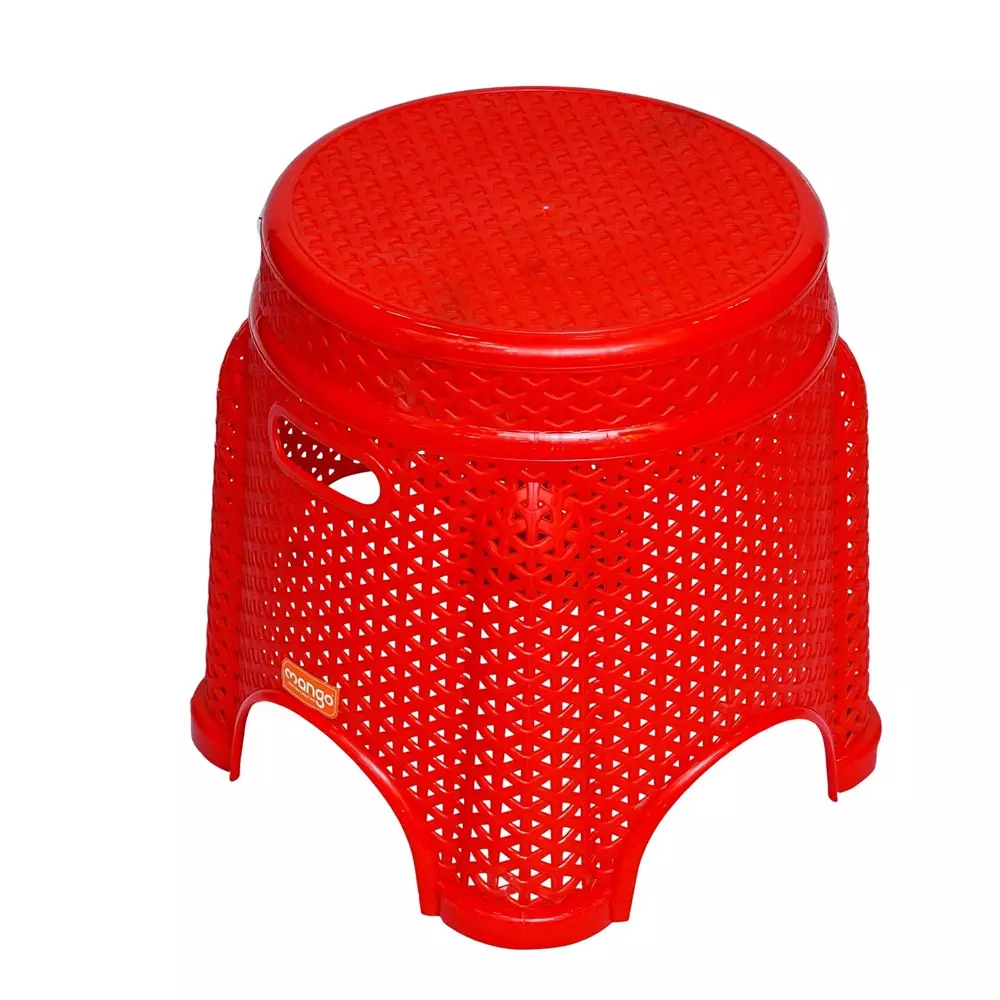 Mango KING Plastic Stool 304.8x381x355.6 mm Mystic Red