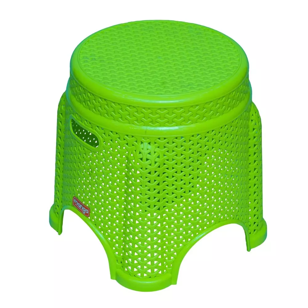 Mango KING Plastic Stool 304.8x381x355.6 mm Citrus Green