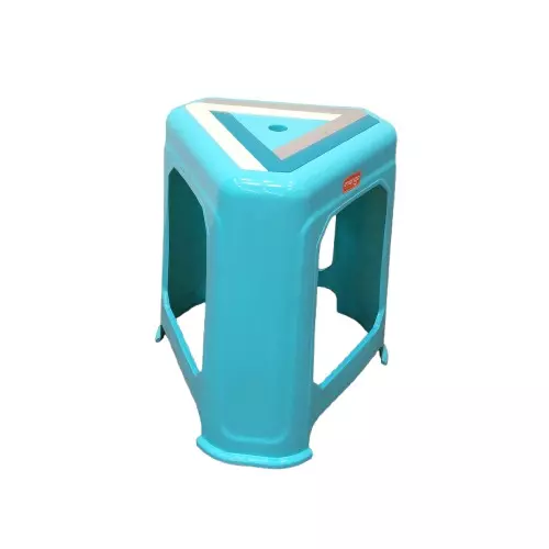 Mango OSCAR Plastic Stool 304.8x381x482.6 mm Marina Blue