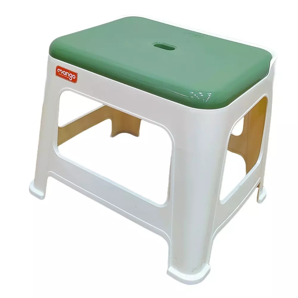 Mango ROCKY Plastic Stool 381x304.8x355.6 mm Ivory