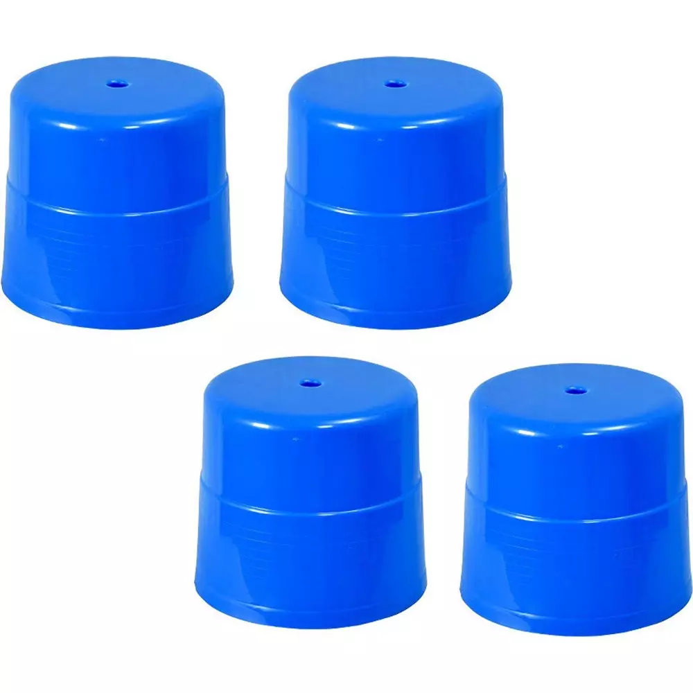 Swagath Plastic Stool Round Shape Blue 74 Kg Load Capacity for Indoor & Outdoor Use, PS-04 (Pack of 4 Pcs)