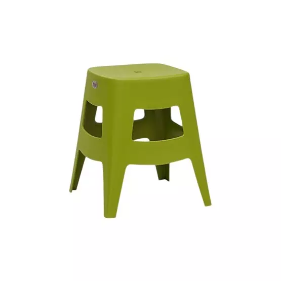 SUPREME Plastic Stool Mehandi Green Suitable for Indoors and Outdoors, TUFFY