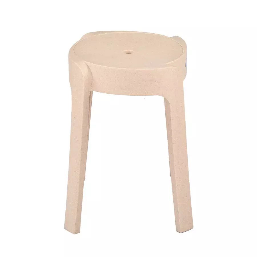 nilkamal-twist-plastic-stool-marble-beige-color