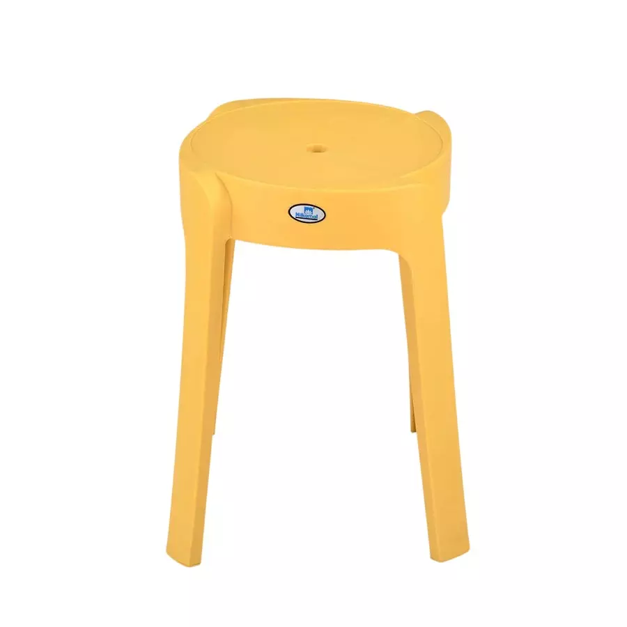 Nilkamal Twist Plastic Stool Mustard Yellow Color