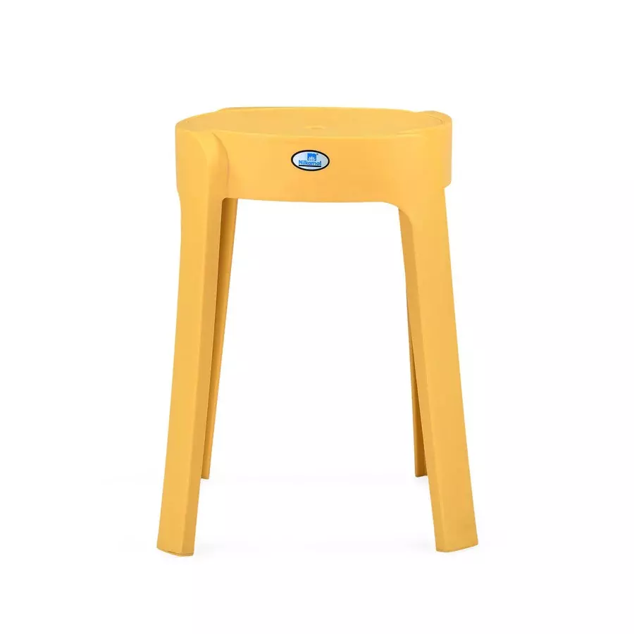 nilkamal-twist-plastic-stool-mustard-yellow-color