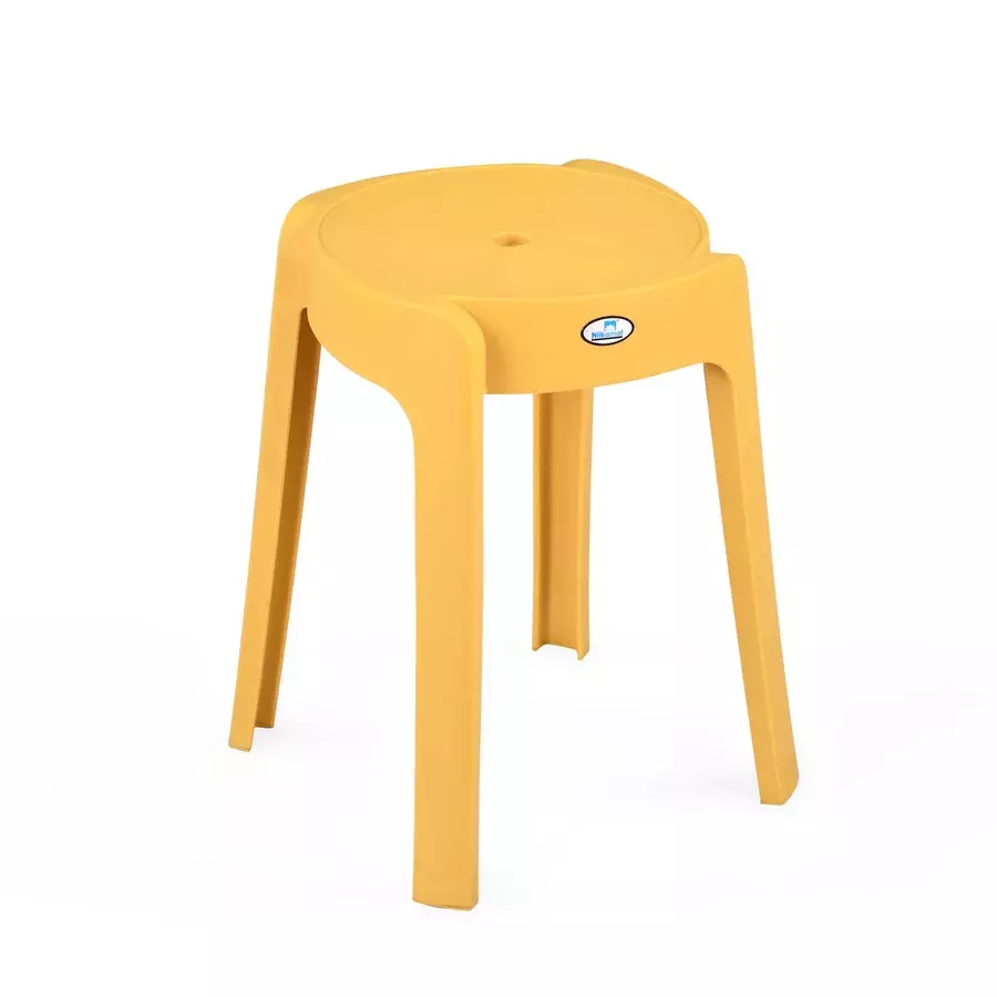 nilkamal-twist-plastic-stool-mustard-yellow-color