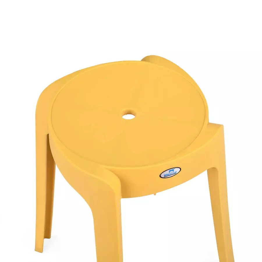 nilkamal-twist-plastic-stool-mustard-yellow-color