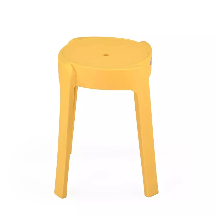nilkamal-twist-plastic-stool-mustard-yellow-color