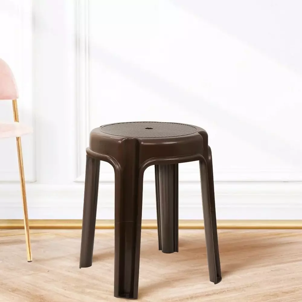 italica-plastic-stool-17-inch-4318-mm-brown-color-9703