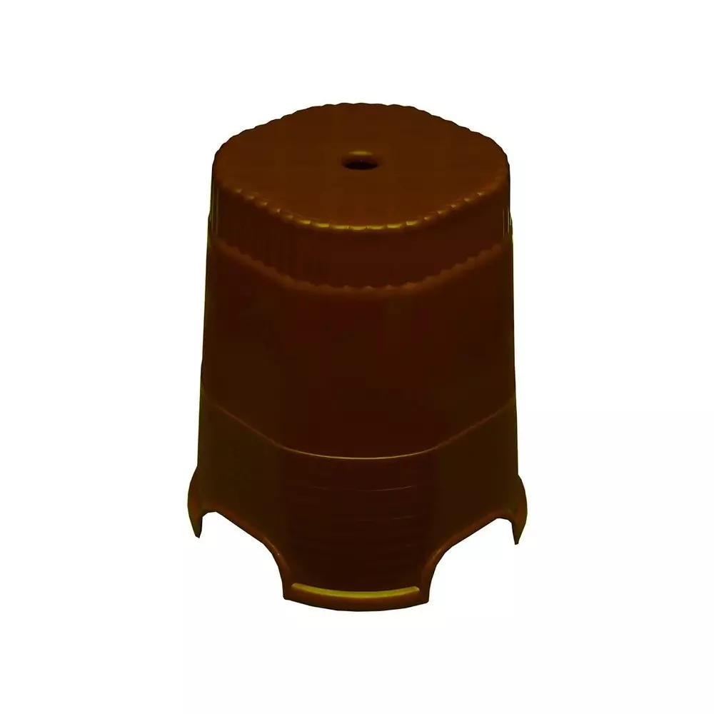 Italica Plastic Stool 18 inch (457.2 mm) Brown Color, 9704
