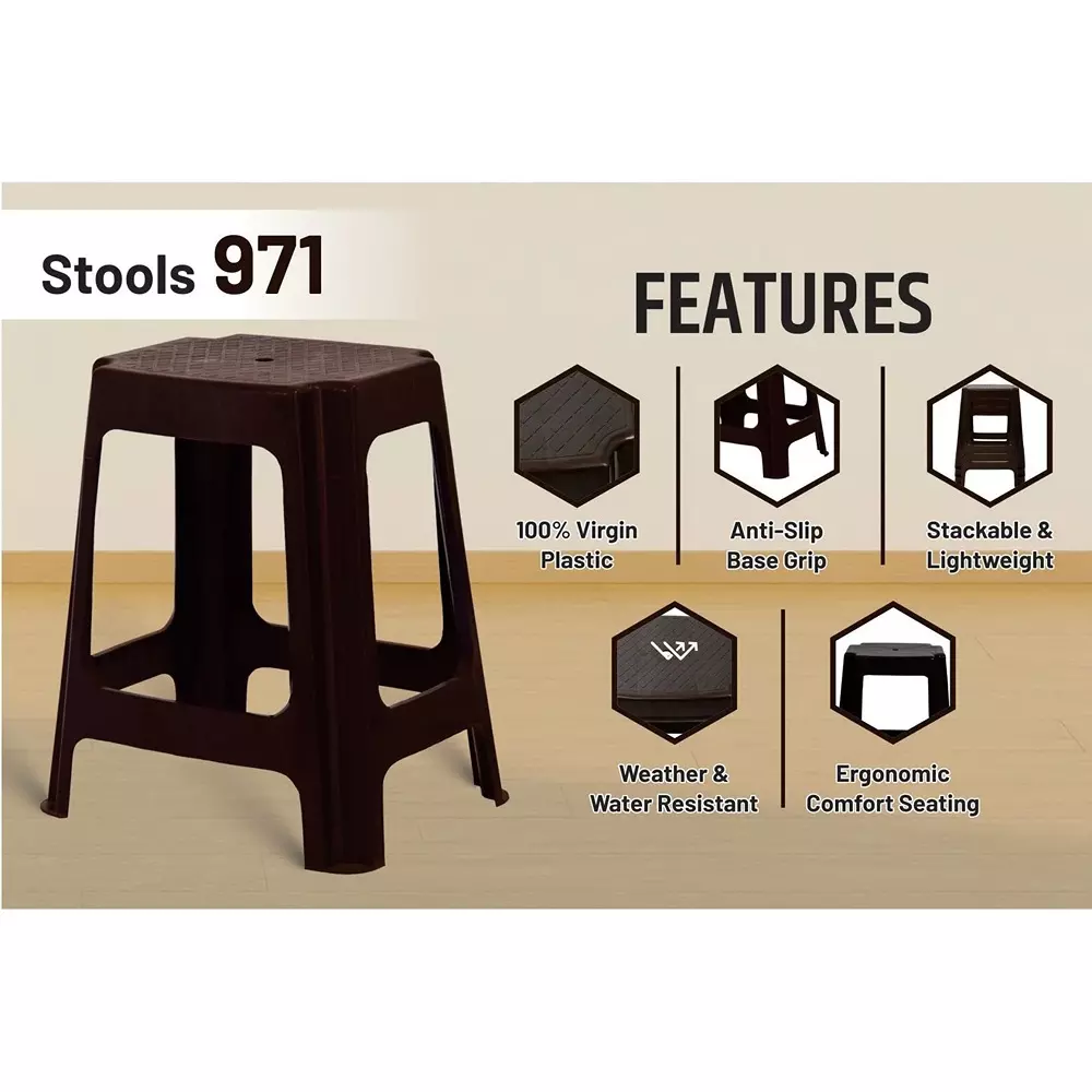 italica-plastic-stool-21-inch-5334-mm-brown-color-971-9721