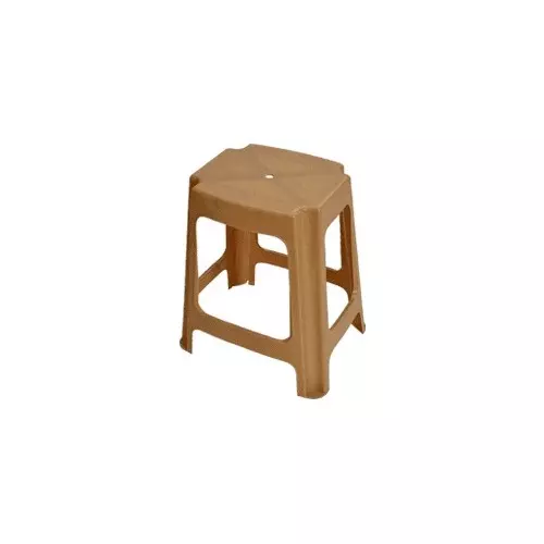 Italica Plastic Stool 21 inch (533.4 mm) Marble Beige Color, 971 / 9721