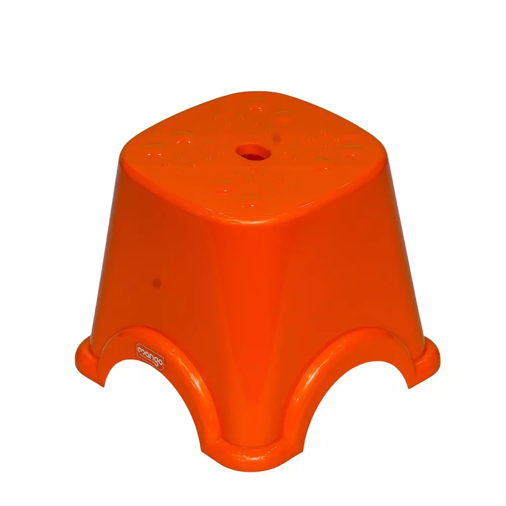 Mango ANCHOR Plastic Stool 304.8x381x279.4 mm Mango Orange