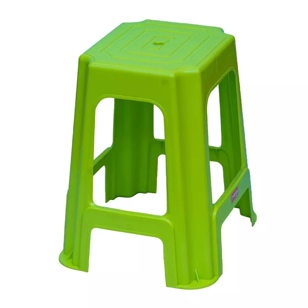 Mango NAWAB Plastic Stool 304.8x381x482.6 mm Citrus Green