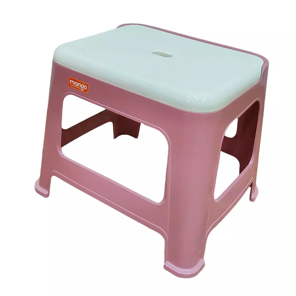 Mango ROCKY Plastic Stool 381x304.8x355.6 mm Peach