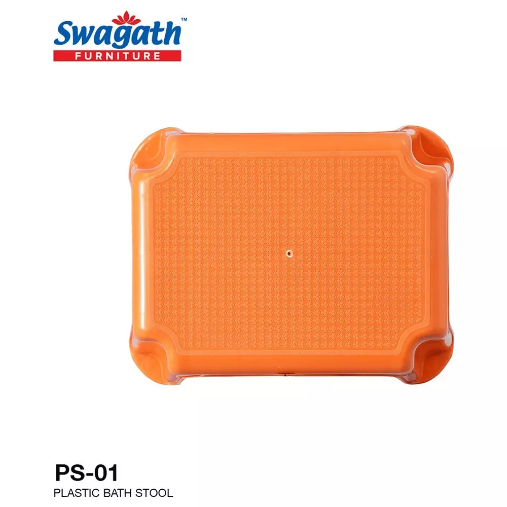 swagath-plastic-stool-orange-color-for-bathroom-ps-01-series-pack-of-2-pcs