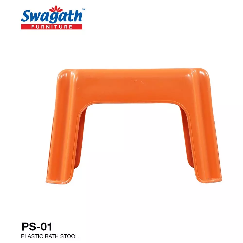 swagath-plastic-stool-orange-color-for-bathroom-ps-01-series-pack-of-2-pcs