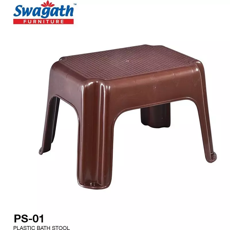 swagath-plastic-stool-brown-color-for-bathroom-ps-01-series-pack-of-4-pcs
