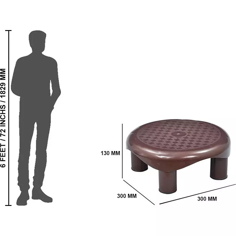 swagath-plastic-stool-brown-color-for-bathroom-ps-02-series-pack-of-2-pcs