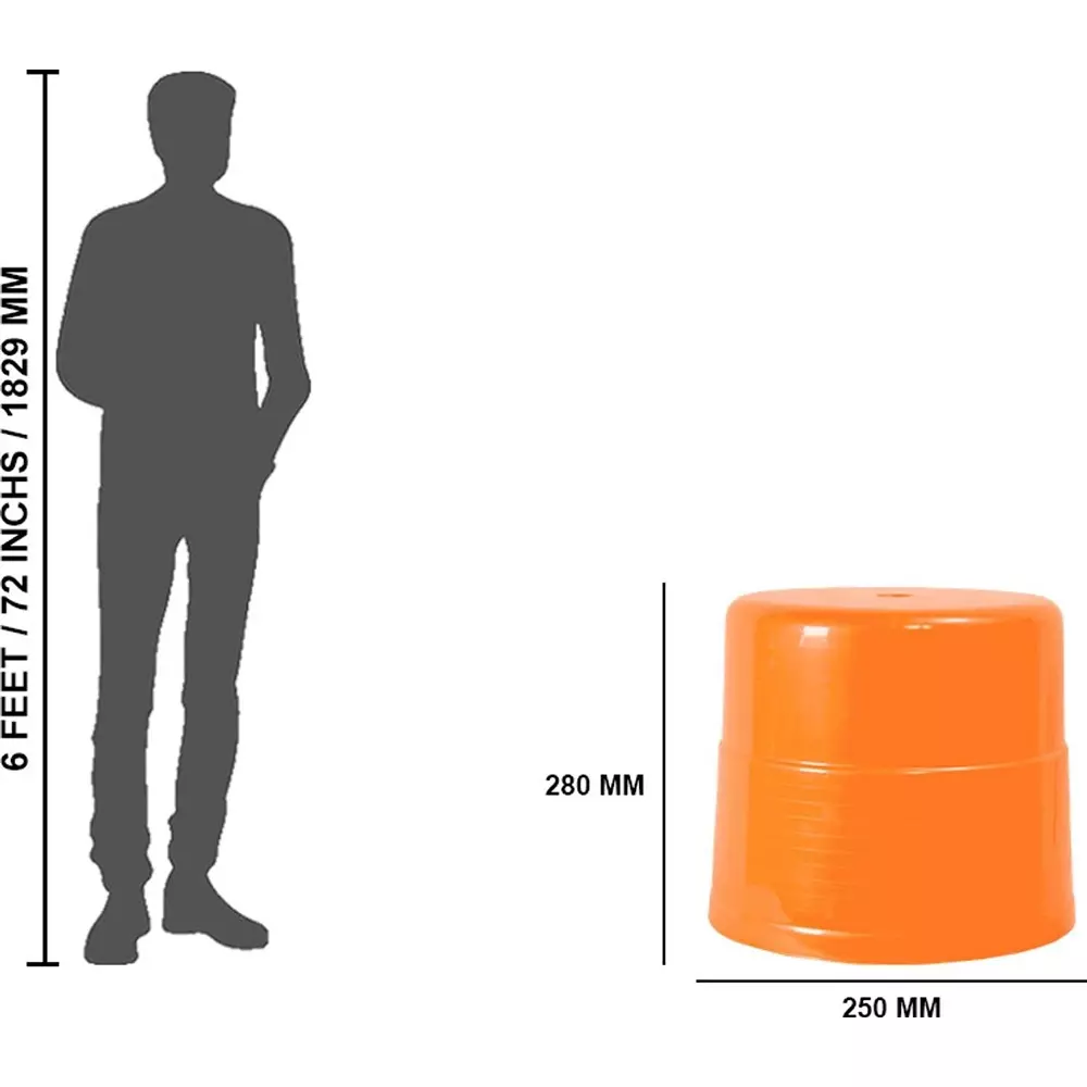 swagath-plastic-stool-round-shape-orange-74-kg-load-capacity-for-indoor-outdoor-use-ps-04-pack-of-4-pcs