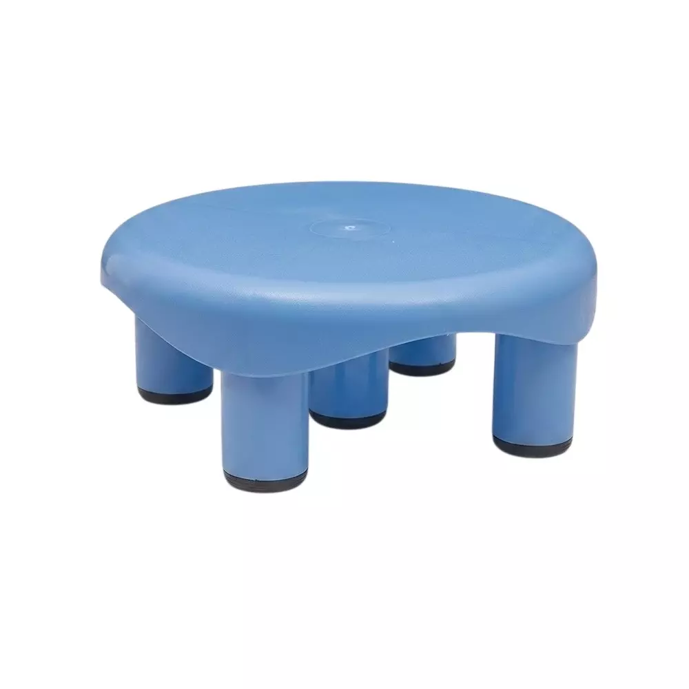 Ankur Relaxo Patla Stool High Grade Polypropylene Virgin Plastic Body and Blue Color for Homes, Shops & More