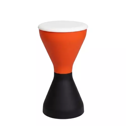 Italica Multi-Purpose Plastic Stool 24 inch (609.6 mm) Red & Black Color, 9999B
