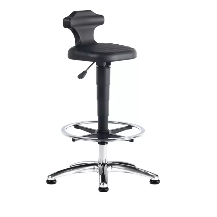 EUROSTAT Stool Adjustable Height, Wheeled Base, 43-605-0001