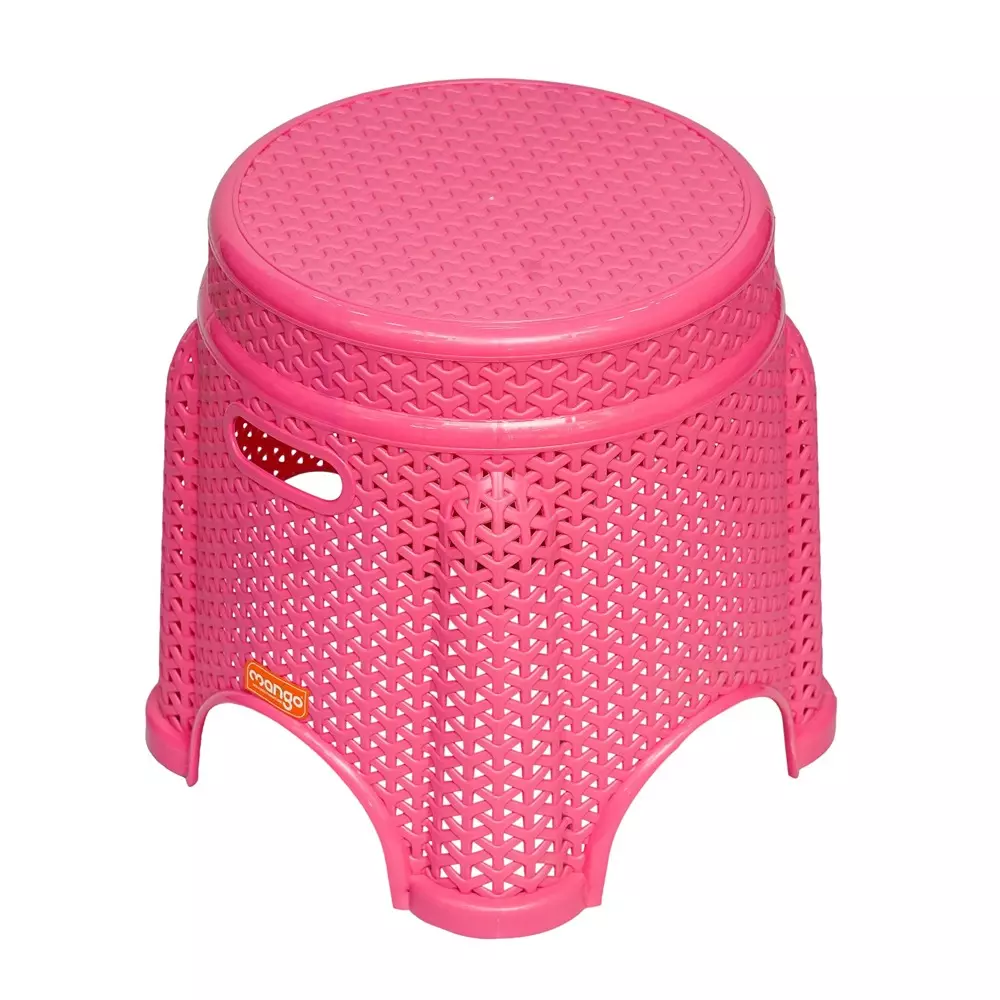 Mango KING Plastic Stool 304.8x381x355.6 mm Rose Pink