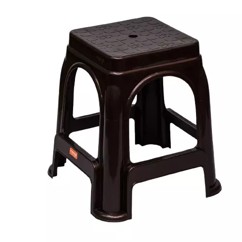 Mango KREMLIN Plastic Stool 304.8x381x482.6 mm Weather Brown