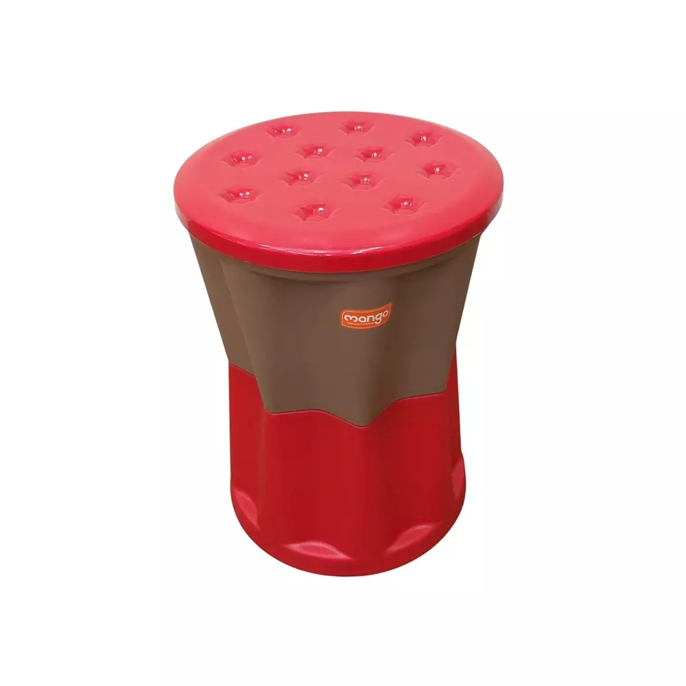 Mango PEPPER Plastic Stool 304.8x381x431.8 mm Red / RDB
