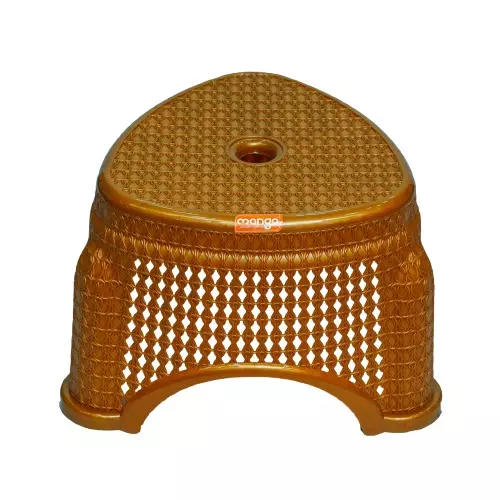 Mango TANGO Plastic Stool 304.8x381x279.4 mm Pearl Bronze