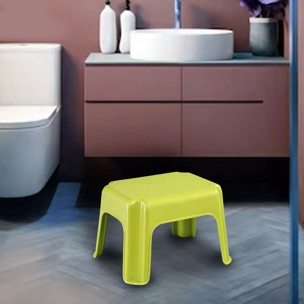 swagath-plastic-stool-green-color-for-bathroom-ps-01-series-pack-of-4-pcs