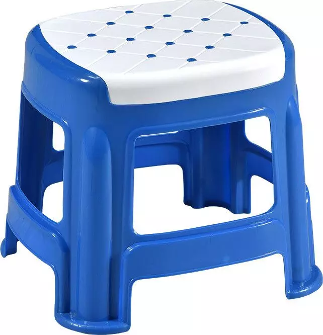 swagath-stool-rectangle-shape-4-legs-plastic-glossy-finish-70-kg-load-capacity-white-seat-with-blue-body-cosmo-m