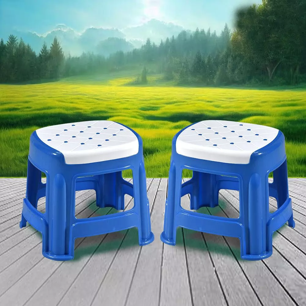swagath-stool-rectangle-shape-4-legs-plastic-glossy-finish-70-kg-load-capacity-white-seat-with-blue-body-cosmo-m