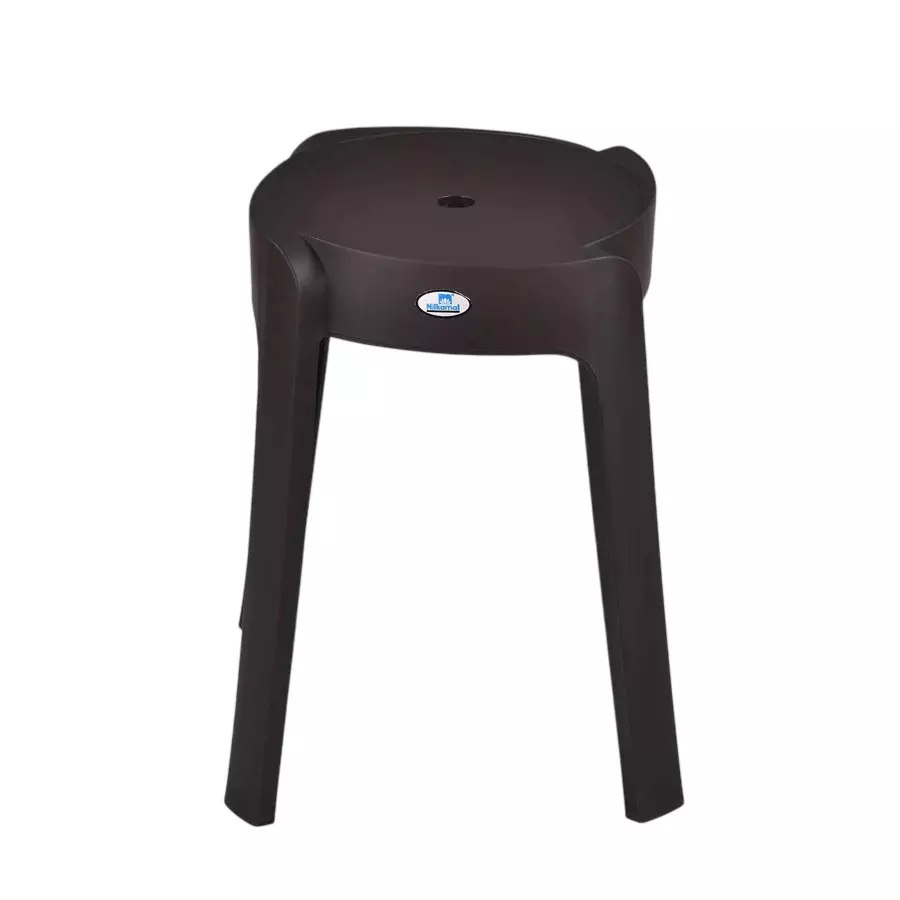Nilkamal Twist Plastic Stool Season Rust Brown Color