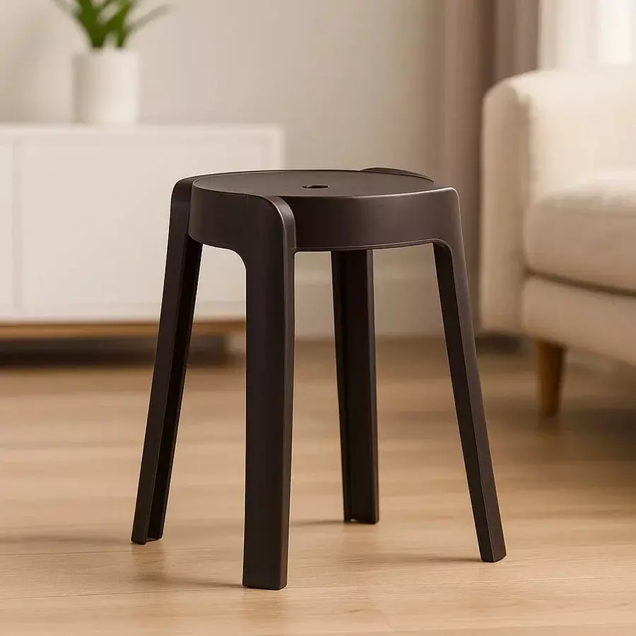 nilkamal-twist-plastic-stool-season-rust-brown-color