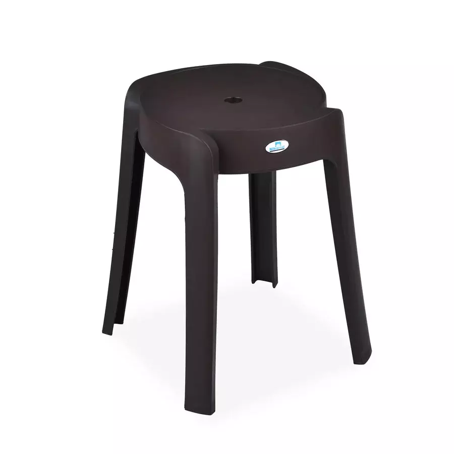 nilkamal-twist-plastic-stool-season-rust-brown-color