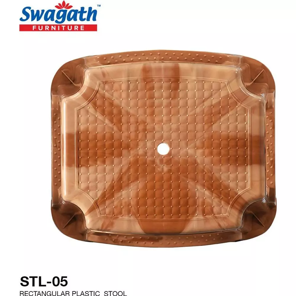 swagath-stl-rectangular-stool-plastic-sandal-wood-54x37x31-cm-size-for-outdoor-cafeteria-use-stl-05-sw-4-pack-of-4-pcs